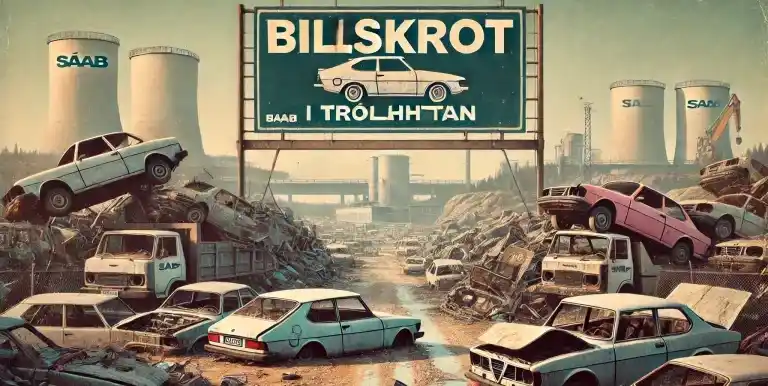 Bilskrotens utveckling i Trollhättan